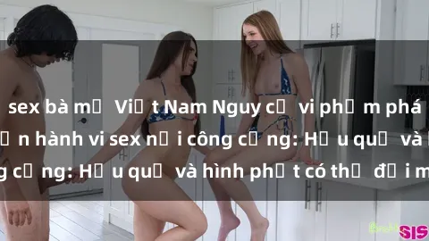 sex bà mẹ Việt Nam Nguy cơ vi phạm pháp luật khi thực hiện hành vi sex nơi công cộng: Hậu quả và hình phạt có thể đối mặt
